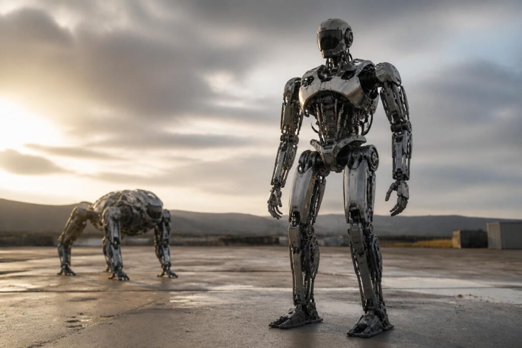 China's real-life 'transformer' mech is a giant humanoid robot that can switch from bounding on 4 legs to walking on 2