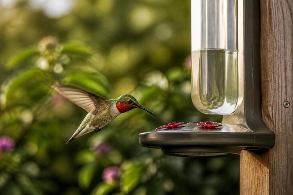 Amazon's Smart Hummingbird Feeder Captures Tiny Bird Selfies in Real Time
